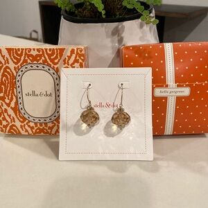 Stella and dot earrings.